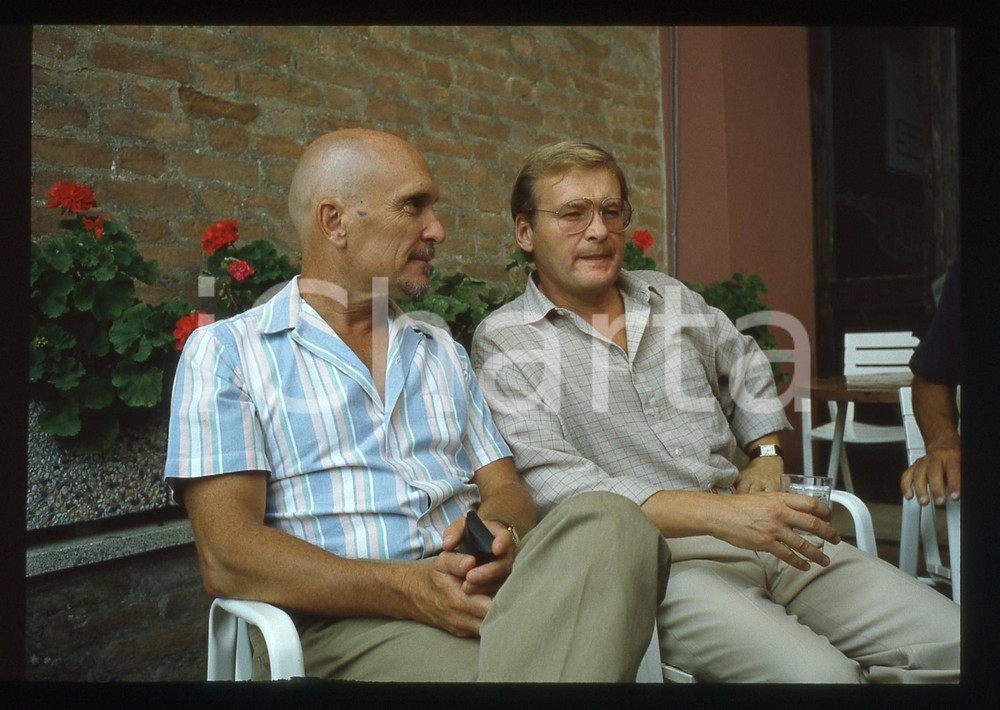35mm vintage slide* 1985 VENEZIA Jerzy SKOLIMOWSKI con Robert DUVALL (5)