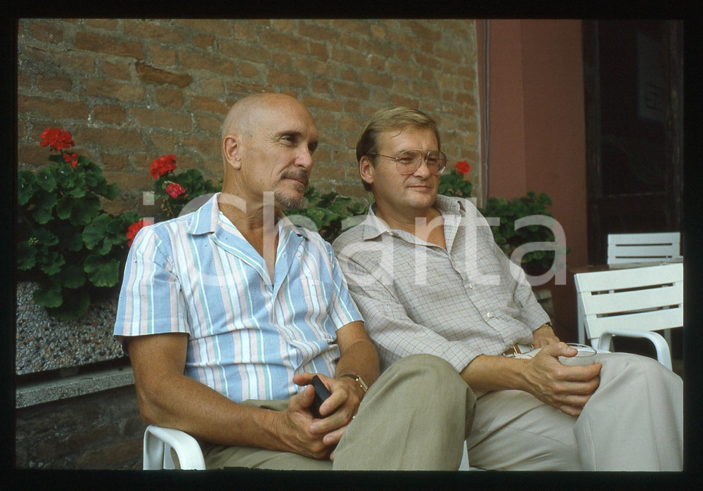 35mm vintage slide* 1985 VENEZIA Jerzy SKOLIMOWSKI con Robert DUVALL (6)