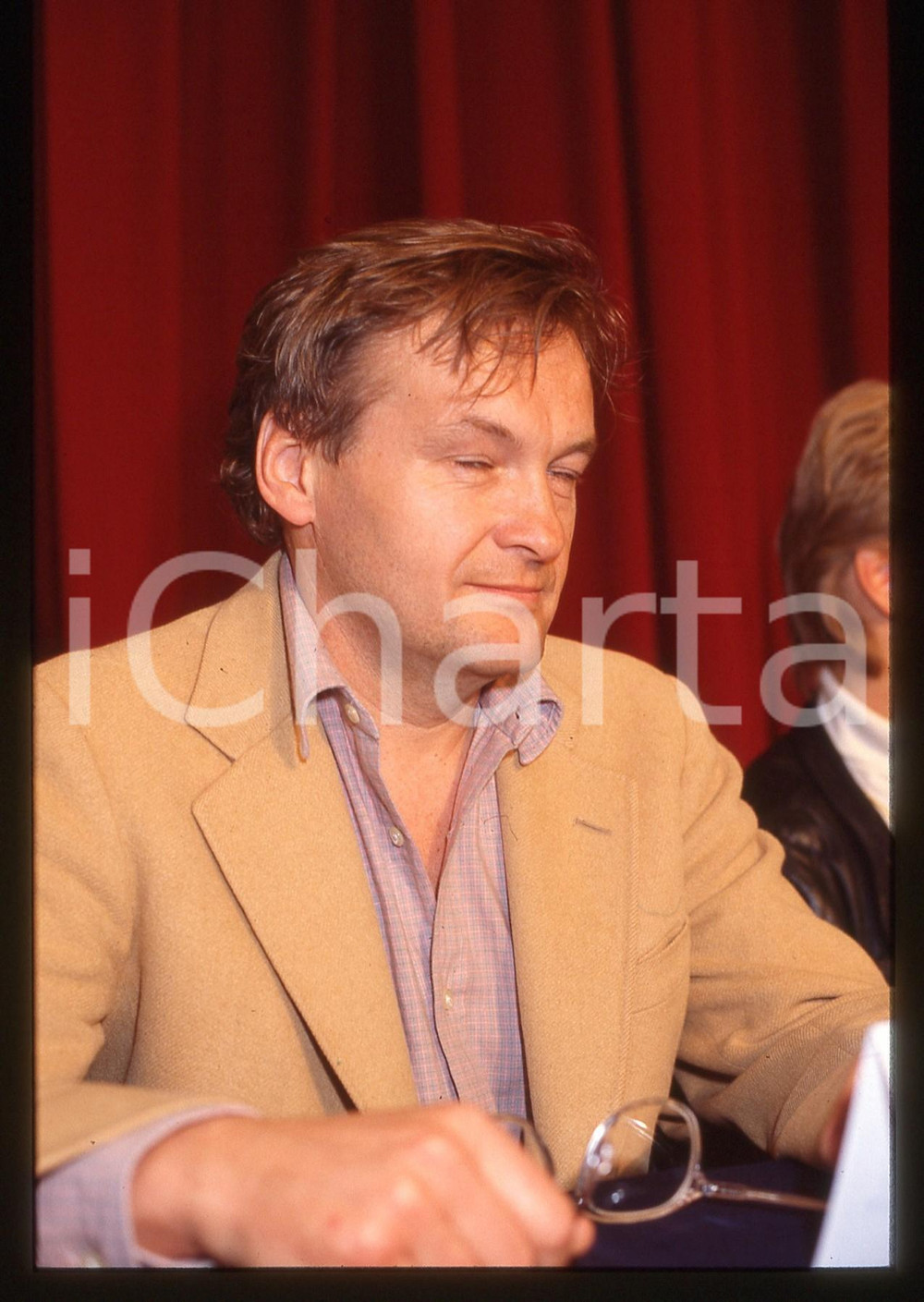 35mm vintage slide* 1985 VENEZIA Jerzy SKOLIMOWSKI alla Biennale del Cinema (31)