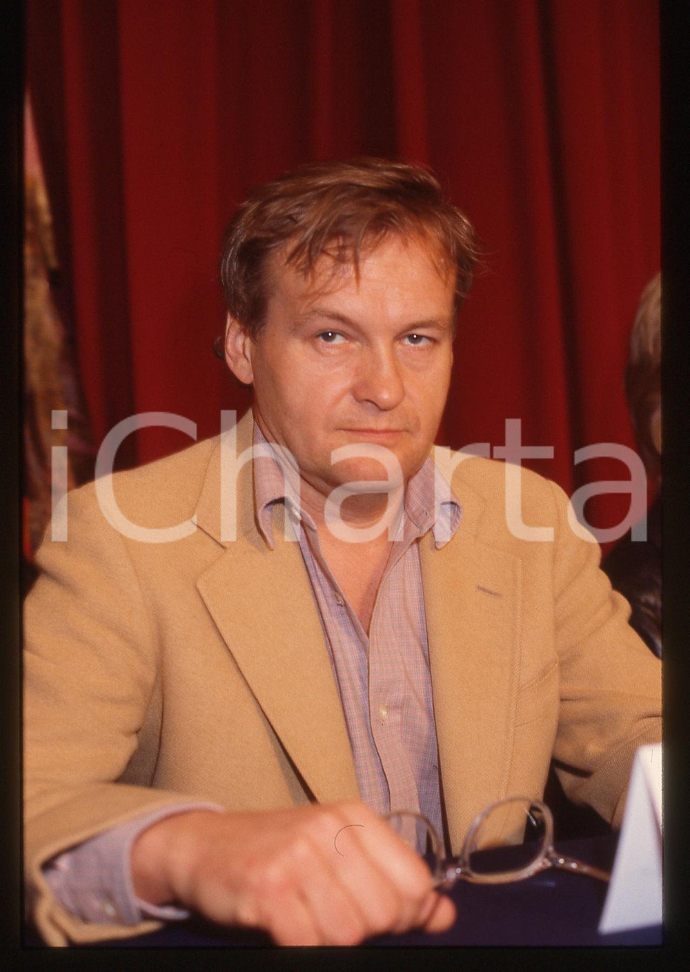 35mm vintage slide* 1985 VENEZIA Jerzy SKOLIMOWSKI alla Biennale del Cinema (35)
