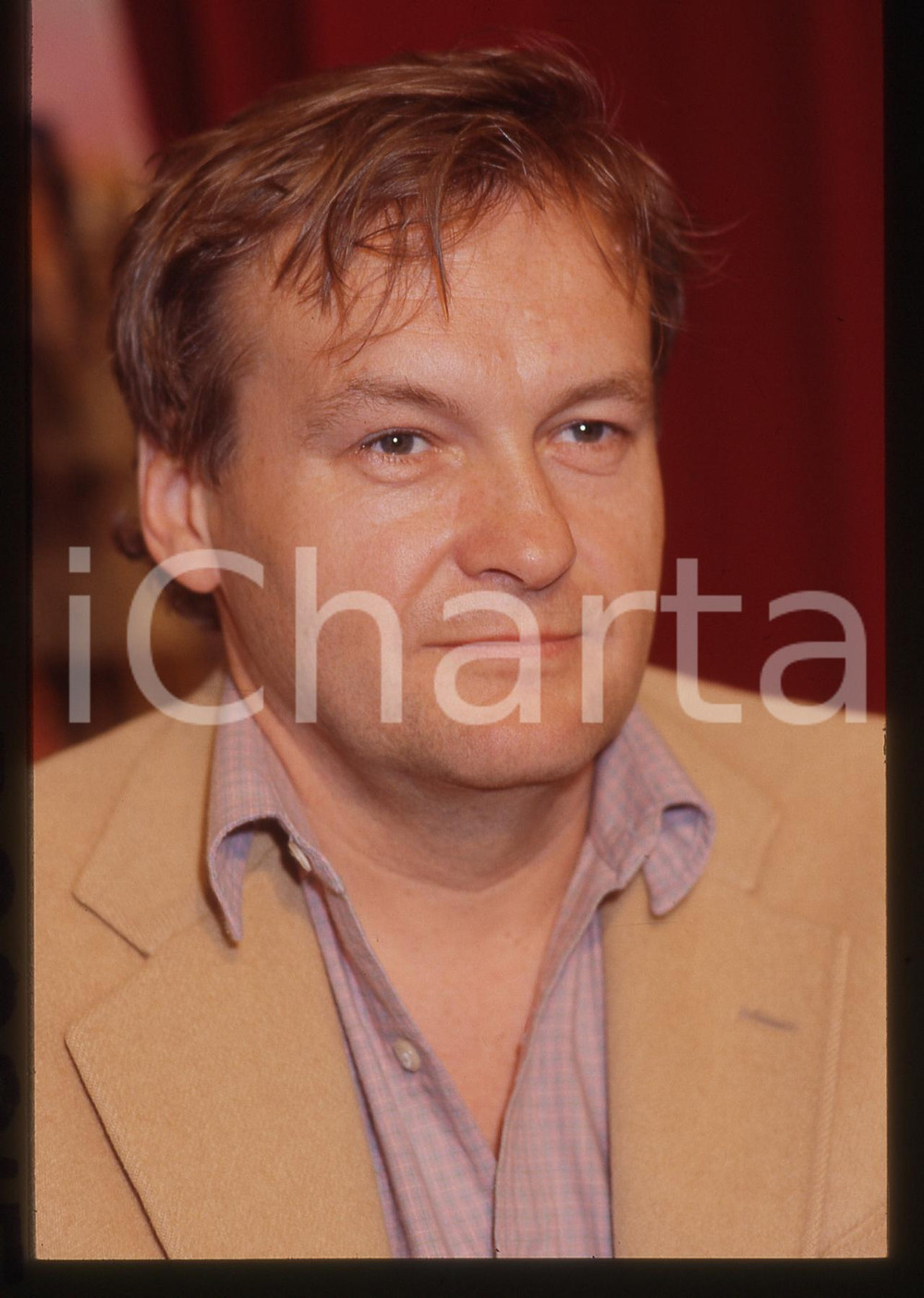 35mm vintage slide* 1985 VENEZIA Jerzy SKOLIMOWSKI alla Biennale del Cinema (37)