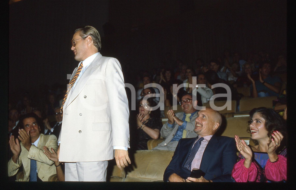35mm vintage slide* 1985 VENEZIA Jerzy SKOLIMOWSKI con Robert DUVALL (7)