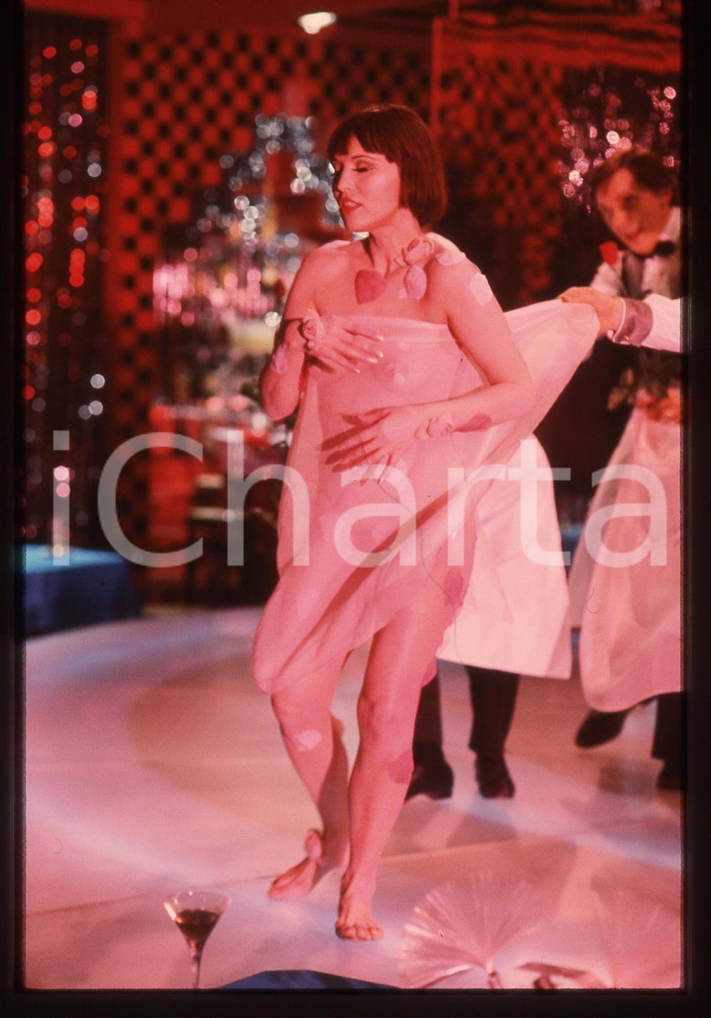 35mm vintage slide* 1985ca IL CAPPELLO SULLE VENTITRÉ RAI 2 Rosa FUMETTO (2)