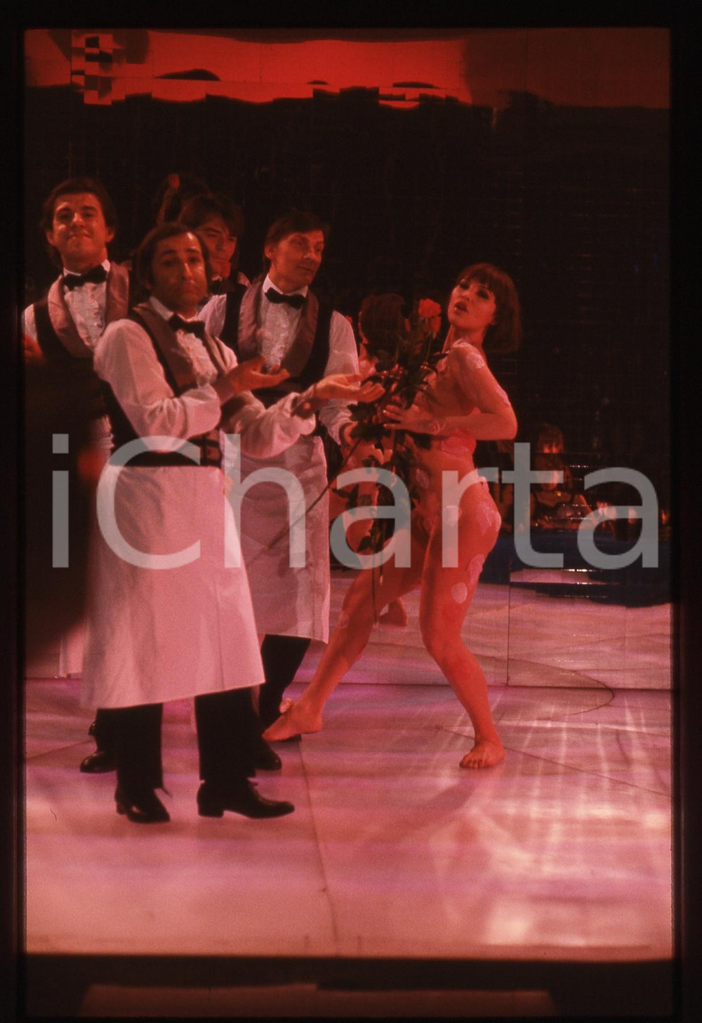 35mm vintage slide* 1985ca CAPPELLO SULLE VENTITRÉ Rosa FUMETTO Paolo MOSCA (64)
