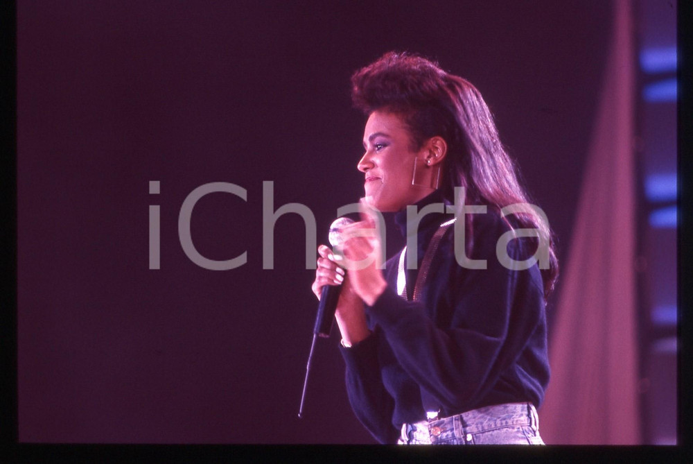 35mm vintage slide* 1985ca MUSICA Tracy SPENCER Ritratto dell'artista (21)