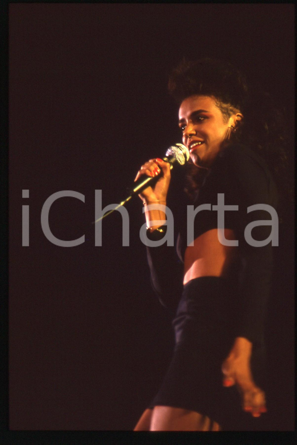 35mm vintage slide* 1985ca MUSICA Tracy SPENCER Ritratto dell'artista (37)