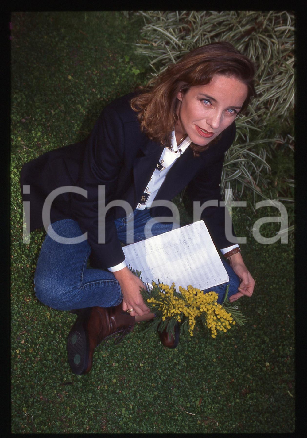 35mm vintage slide* 1995 SANREMO Margherita GRACZYK Ritratto dell'artista (4)