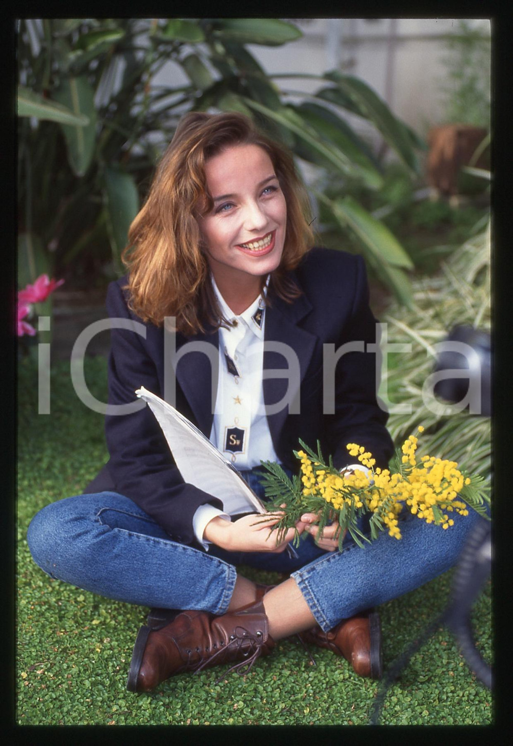 35mm vintage slide* 1995 SANREMO Margherita GRACZYK Ritratto dell'artista (25)