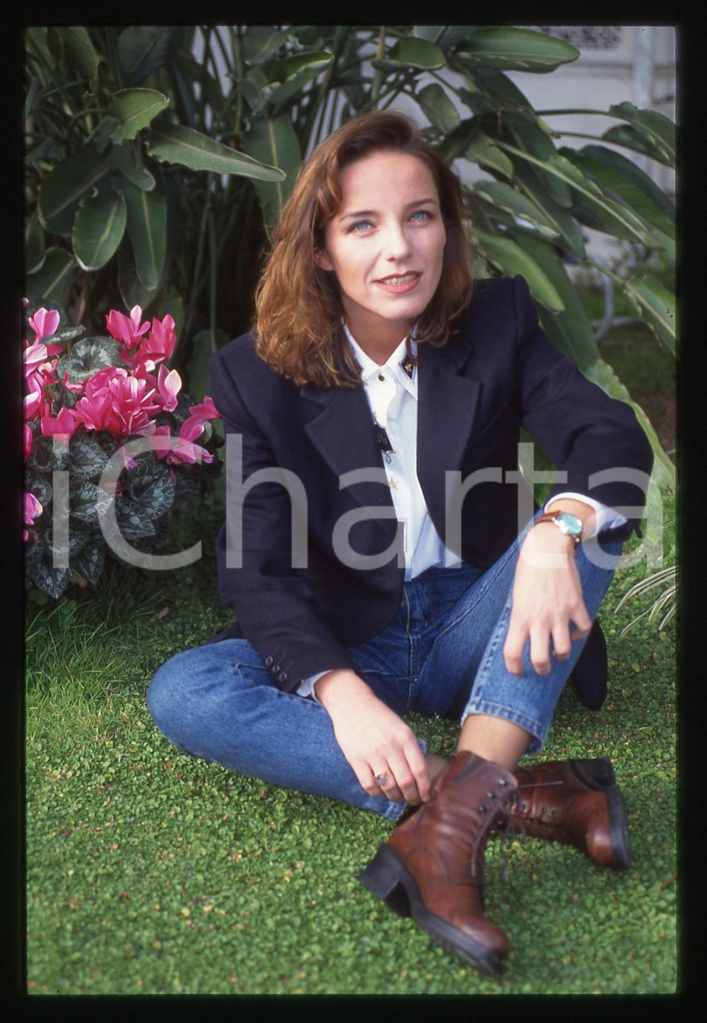 35mm vintage slide* 1995 SANREMO Margherita GRACZYK Ritratto dell'artista (42)