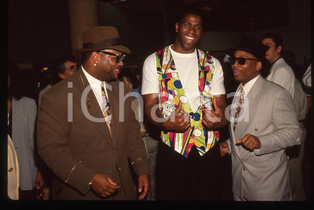 35mm vintage slide* 1993 HOLLYWOOD Magic JOHNSON Jimmy JAM Terry LEWIS (5)