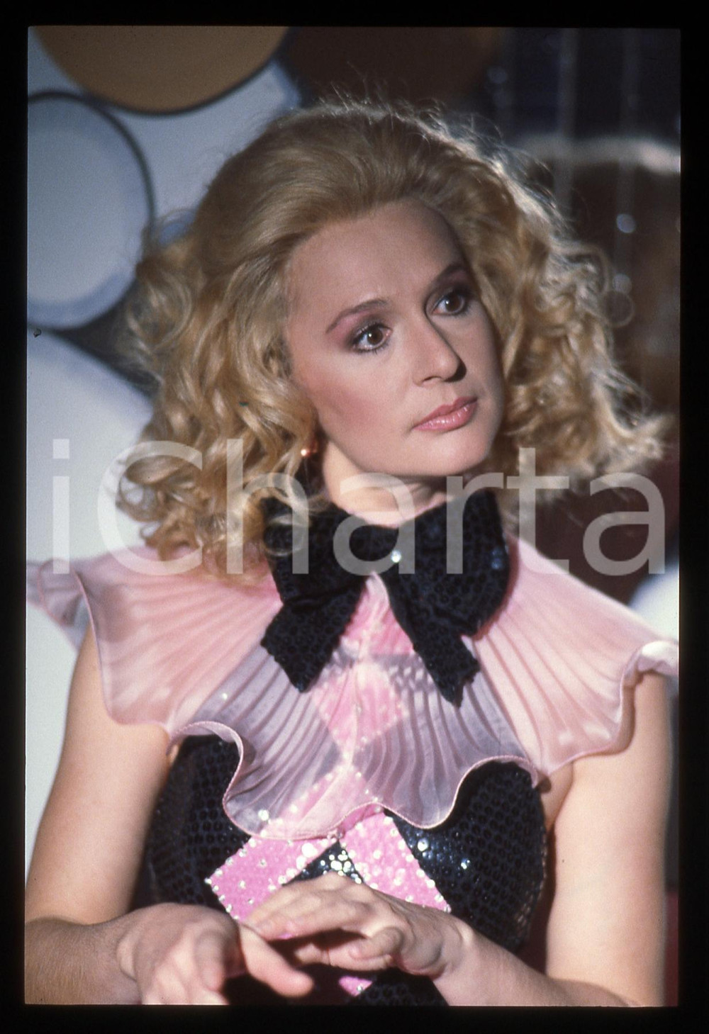 35mm vintage slide* 1986 RAI 1 Loretta GOGGI  IL BELLO DELLA DIRETTA (10)