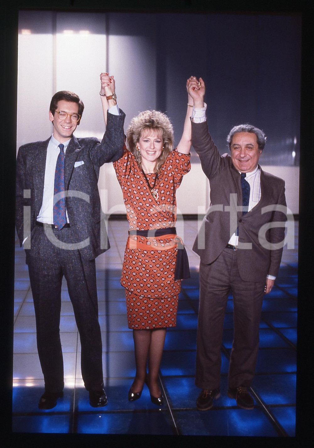 35mm vintage slide* 1986 Loretta GOGGI Alessandro CECCHI PAONE Enzo SPALTRO (2)