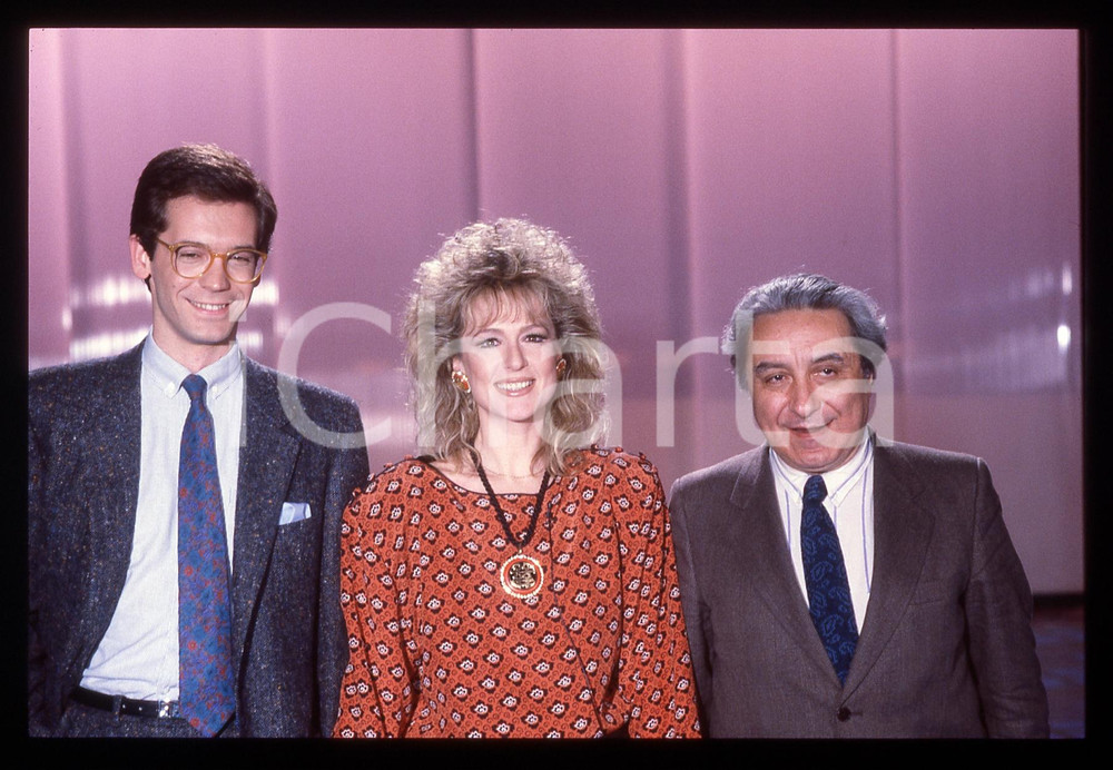 35mm vintage slide* 1986 Loretta GOGGI Alessandro CECCHI PAONE Enzo SPALTRO (3)