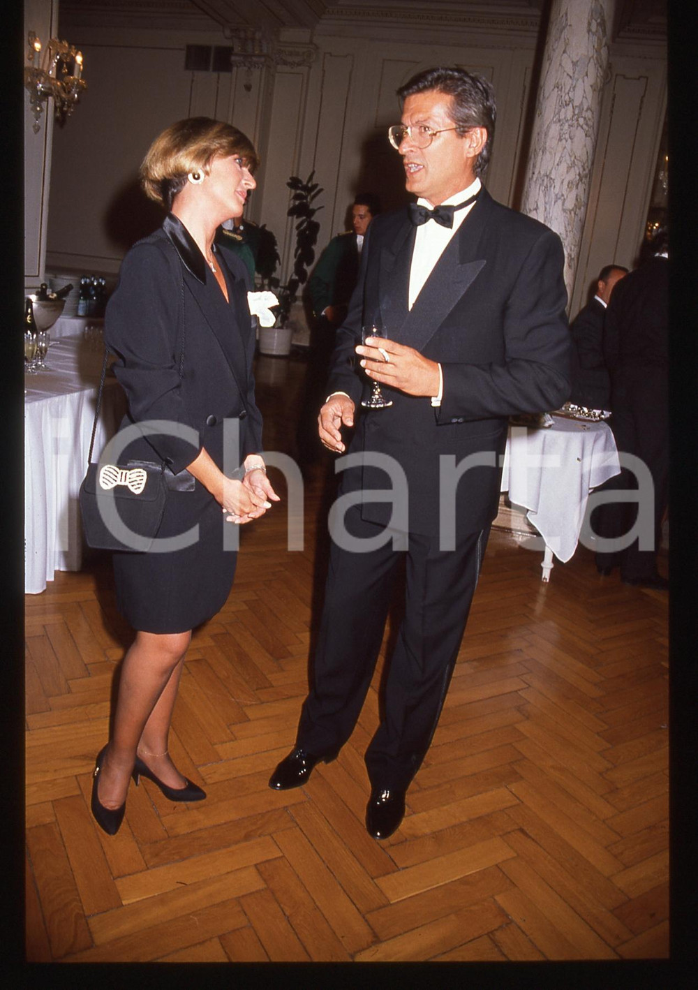 35mm vintage slide* 1995ca SPETTACOLO Loretta GOGGI con Gianni BREZZA (4)