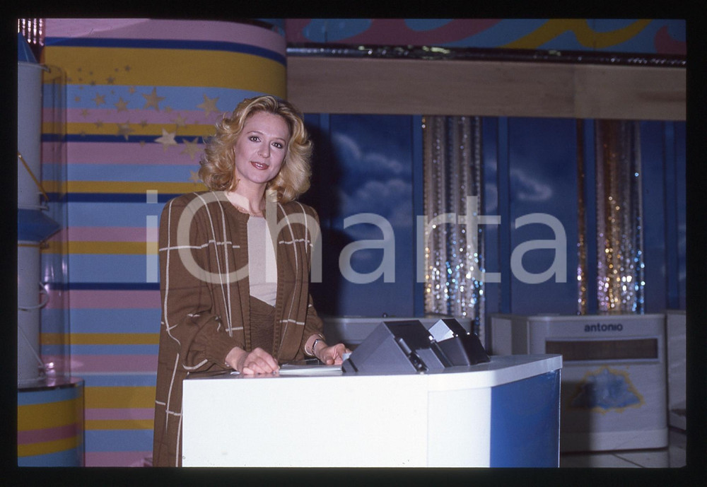 35mm vintage slide* 1985ca SPETTACOLO Loretta GOGGI Ritratto dell'artista (53)