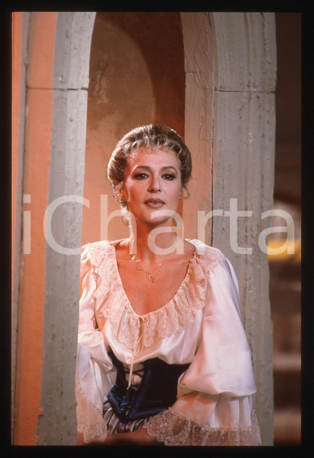 35mm vintage slide* 1985ca SPETTACOLO Loretta GOGGI Ritratto dell'artista (78)