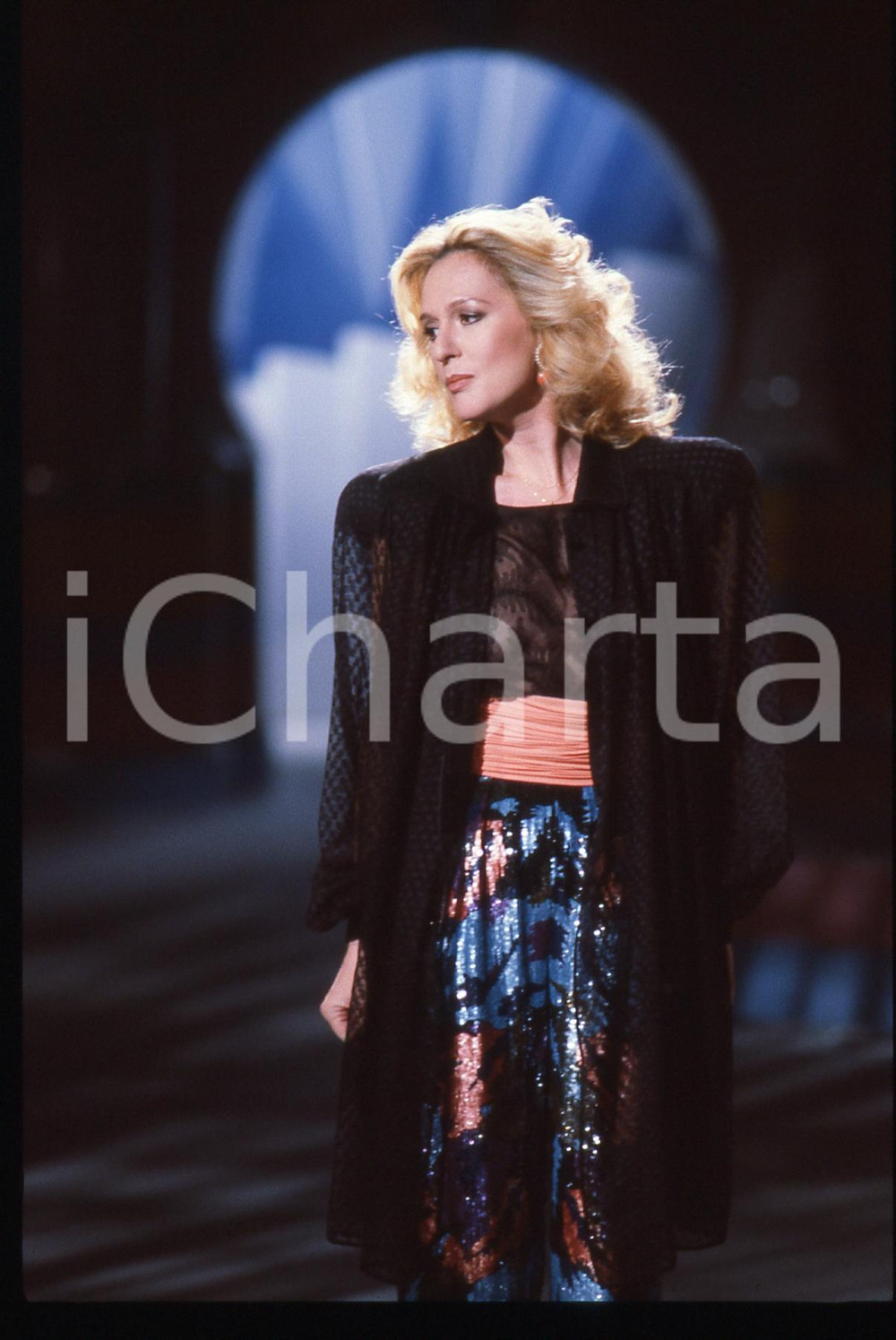 35mm vintage slide* 1985ca SPETTACOLO Loretta GOGGI Ritratto dell'artista (81)