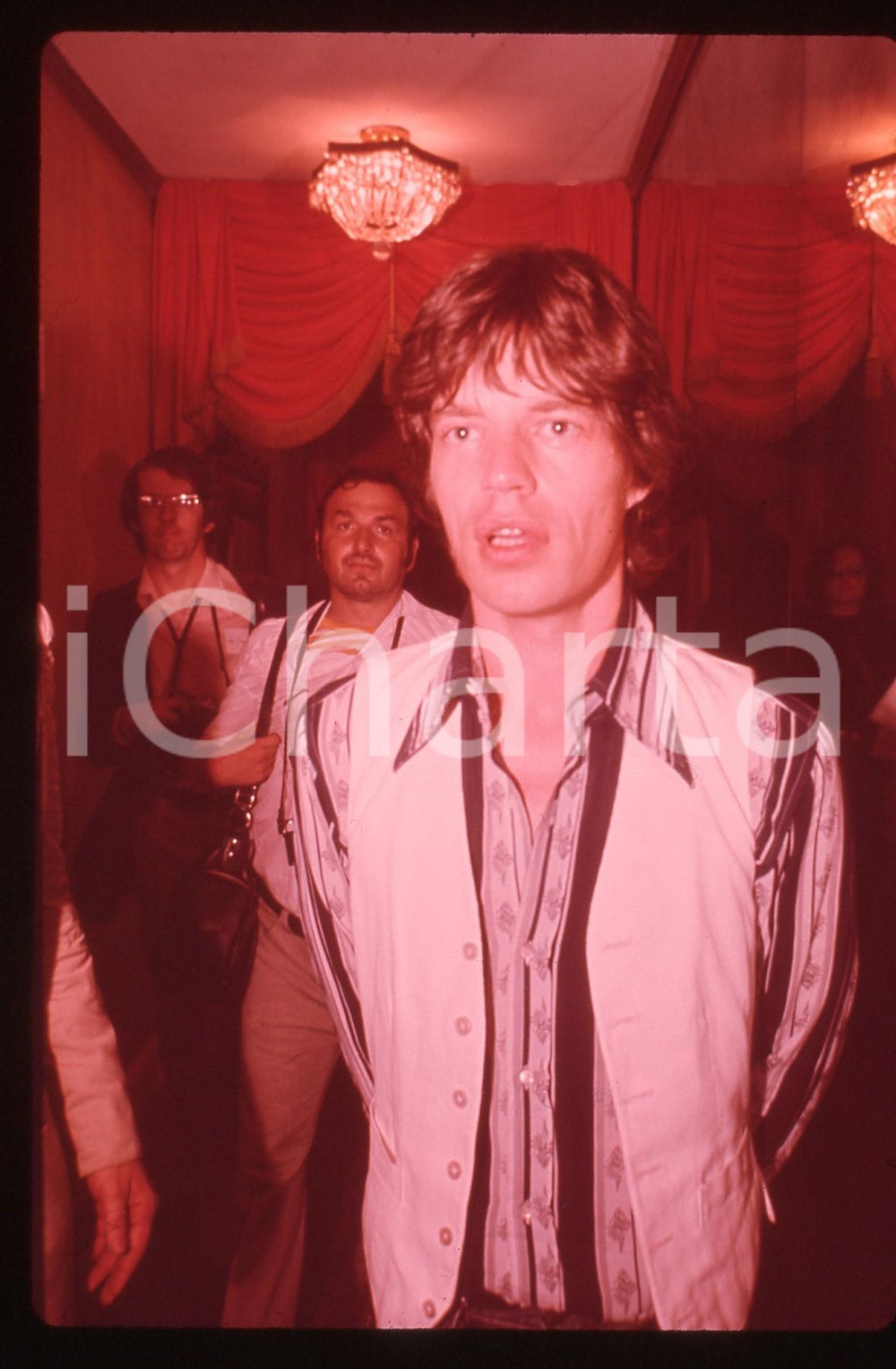 Fotografia d'epoca originale 35mm vintage slide* 1980ca Mick JAGGER dei ROLLING STONES - Ritratto (2) 1