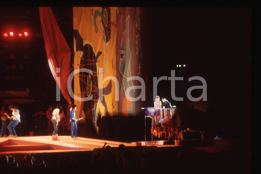 Fotografia d epoca originale 35mm vintage slide 1990ca  ROLLING STONES in concerto 2 1