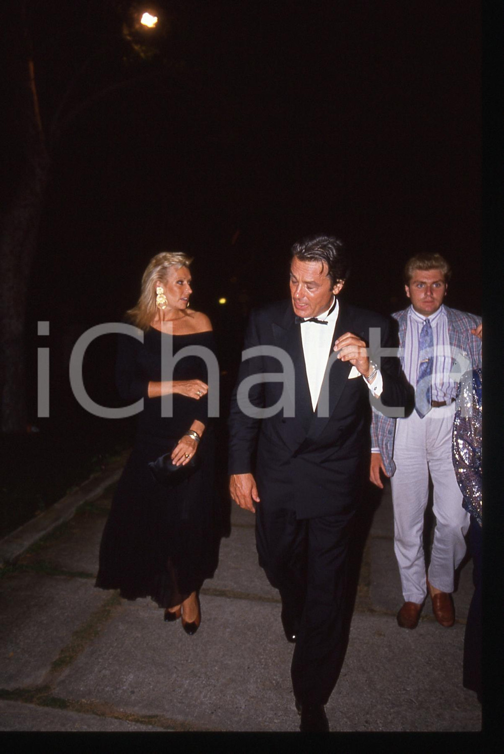 35mm vintage slide* 1990ca COSTUME Alain DELON Ritratto dell'attore (3)