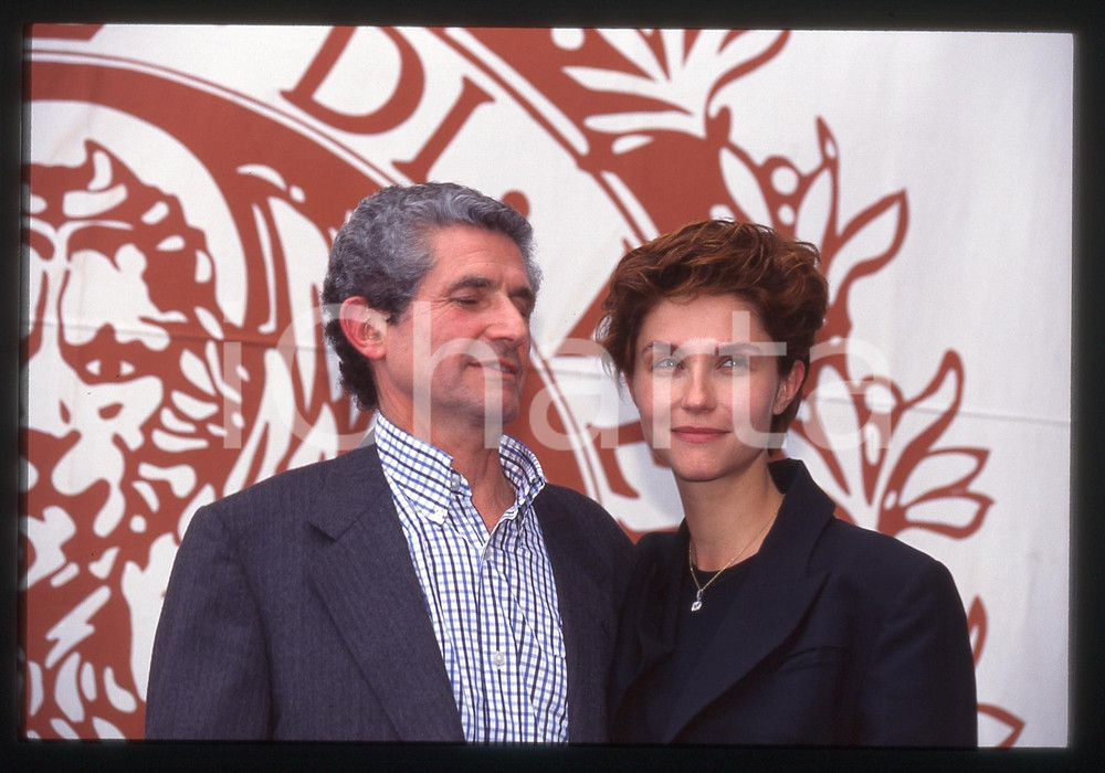 35mm vintage slide* 1990ca VENEZIA Claude LELOUCH con Marie-Sophie POCHAT (13)