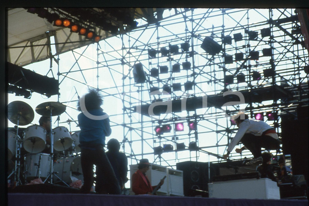 Fotografia d epoca originale 35mm vintage slide 1982 ITALIA  J.GEILS BAND in concerto Freeze Frame Tour 3 1