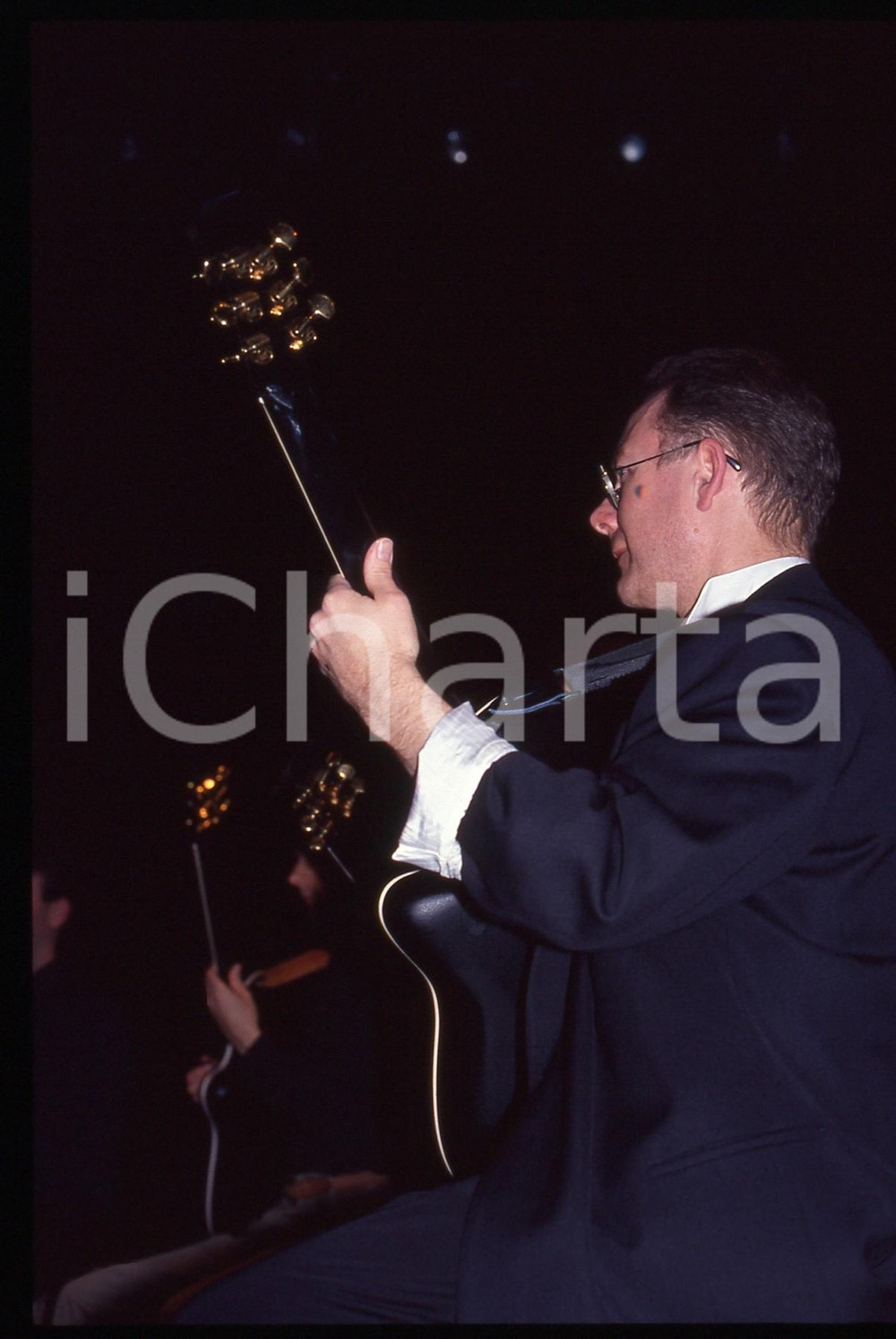 35mm vintage slide* 1990 PRATO Robert FRIPP & The League Of Crafty Guitarists 11