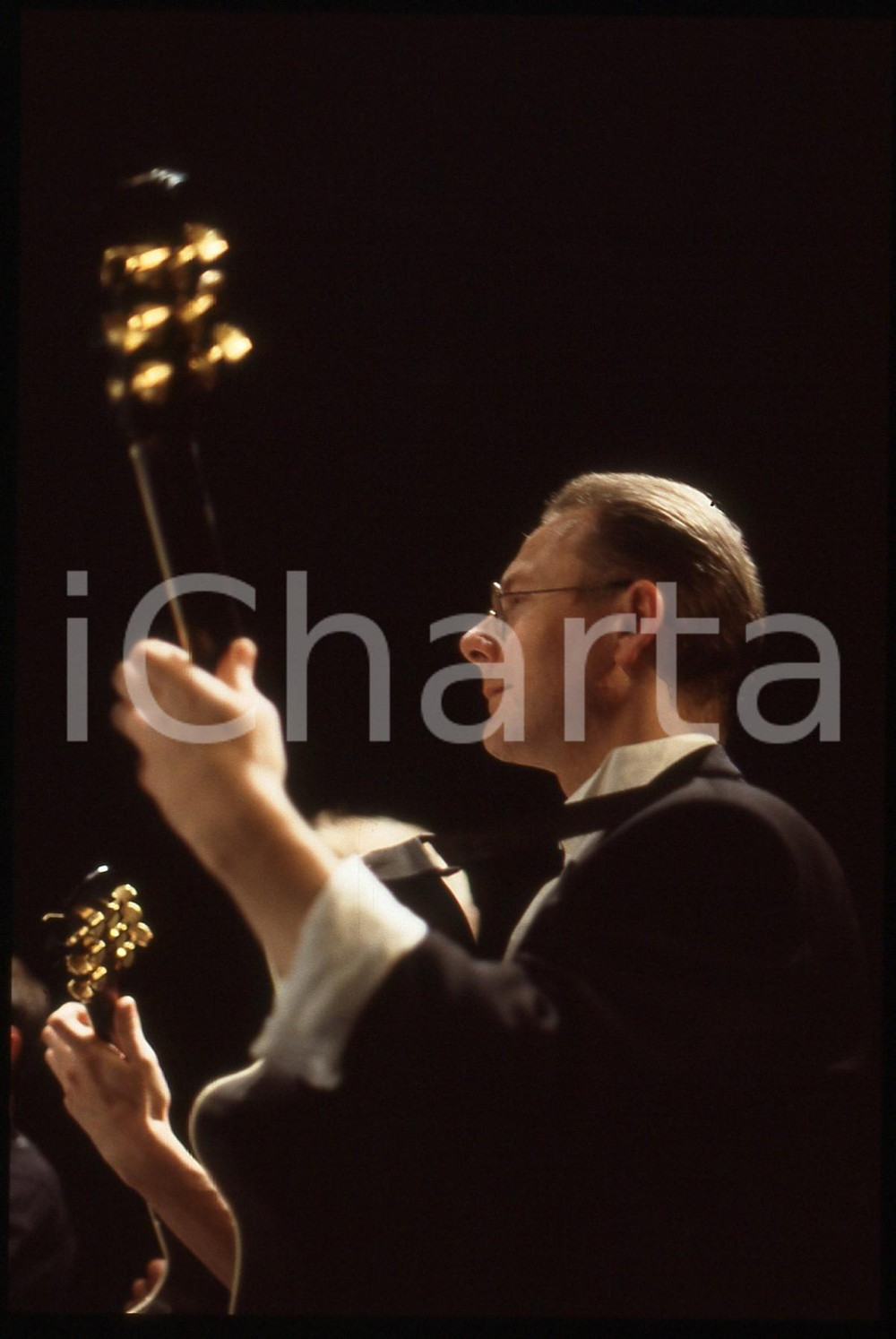 35mm vintage slide* 1990 PRATO Robert FRIPP & The League Of Crafty Guitarists 15