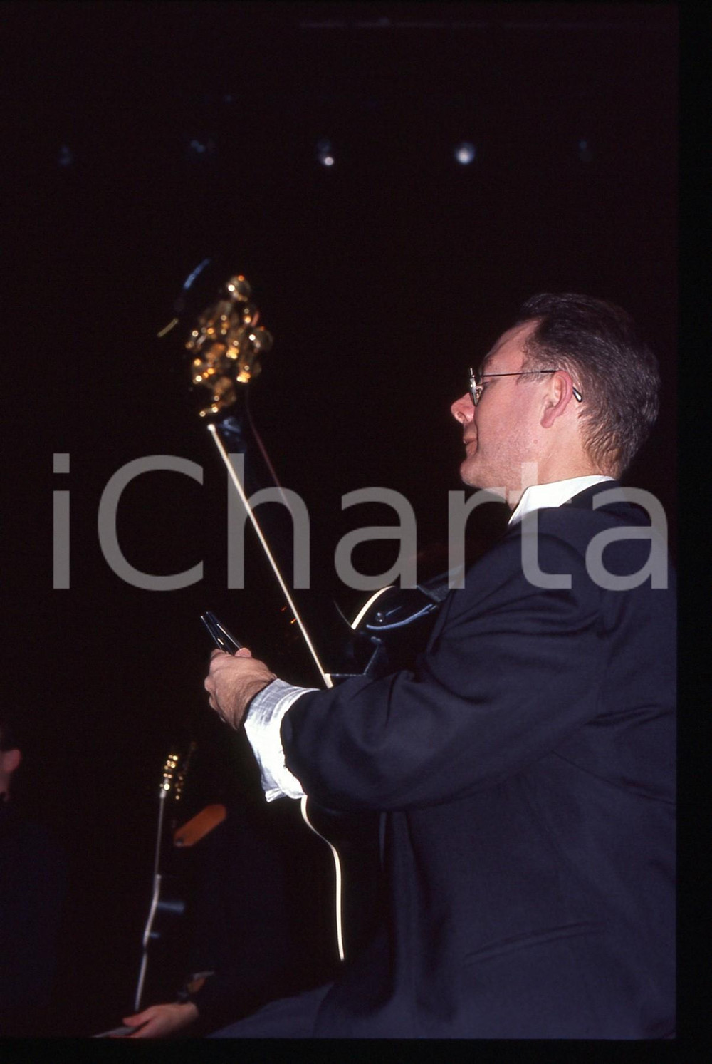 35mm vintage slide* 1990 PRATO Robert FRIPP & The League Of Crafty Guitarists 18