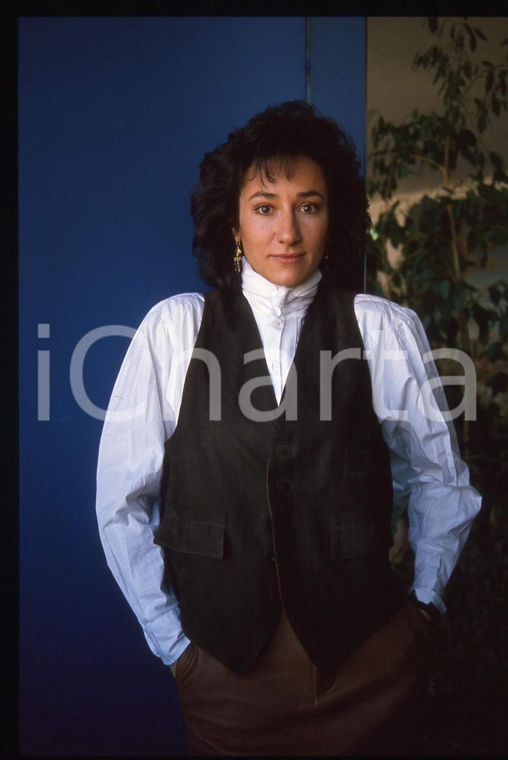 35mm vintage slide* 1988 MILANO Nicoletta GAIDA Ritratto dell'attrice (14)