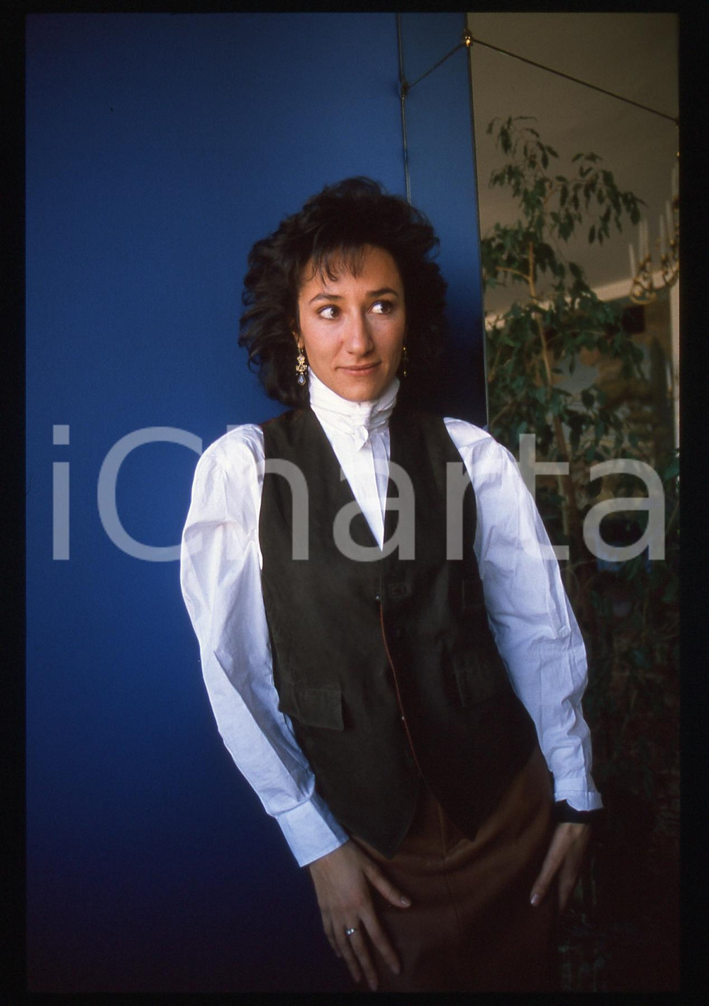 35mm vintage slide* 1988 MILANO Nicoletta GAIDA Ritratto dell'attrice (17)