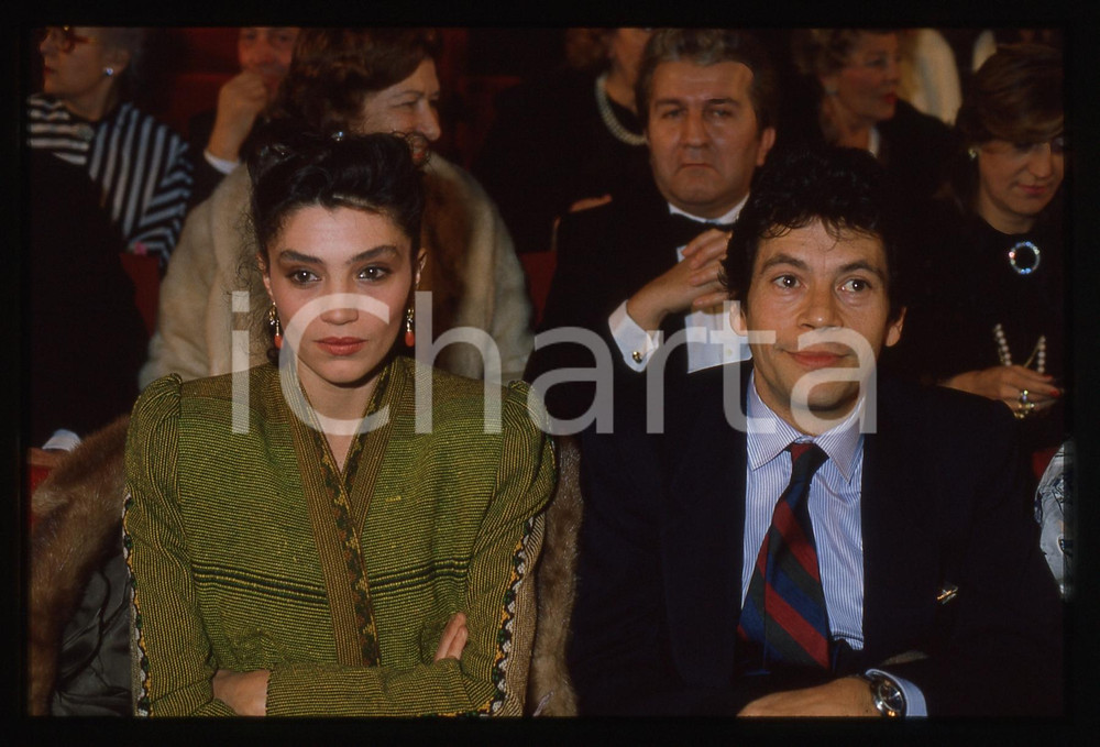 Fotografia d epoca originale 35mm vintage slide 1990ca ITALIA  CINEMA  Angela MOLINA Première 1 1