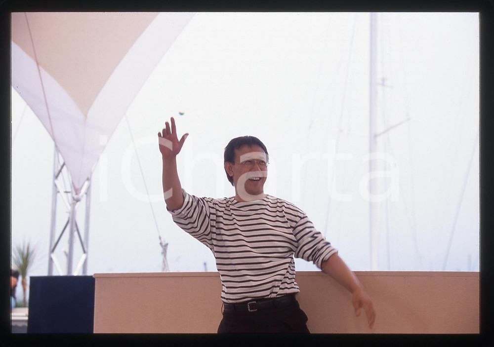 35mm vintage slide* 2000 CANNES Jiang WEN Ritratto al Festival del Cinema (1)