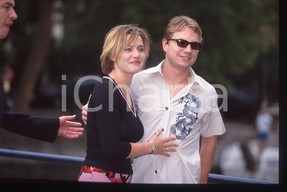 35mm vintage slide* 1999 VENEZIA - CINEMA Kate WINSLET Jim THREAPLETON (9) 