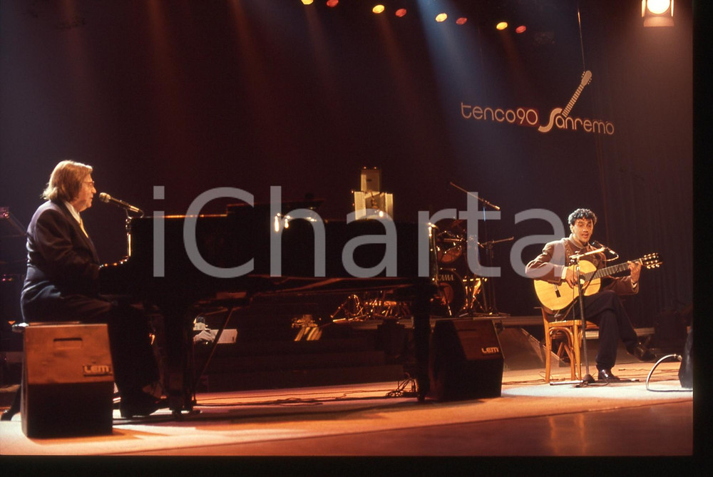 35mm vintage slide* 1990 SANREMO Antonio Carlos JOBIM al CLUB TENCO 16