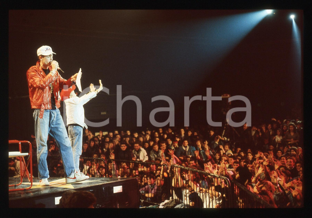 35mm vintage slide* 1988 MILANO  Lorenzo JOVANOTTI al Rolling Stone (3)