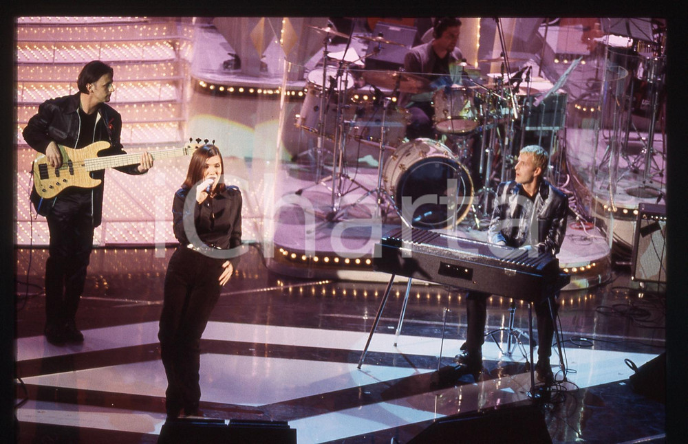 35mm vintage slide* 1997 FESTIVAL DI SANREMO DIROTTA SU CUBA all'Ariston (3)