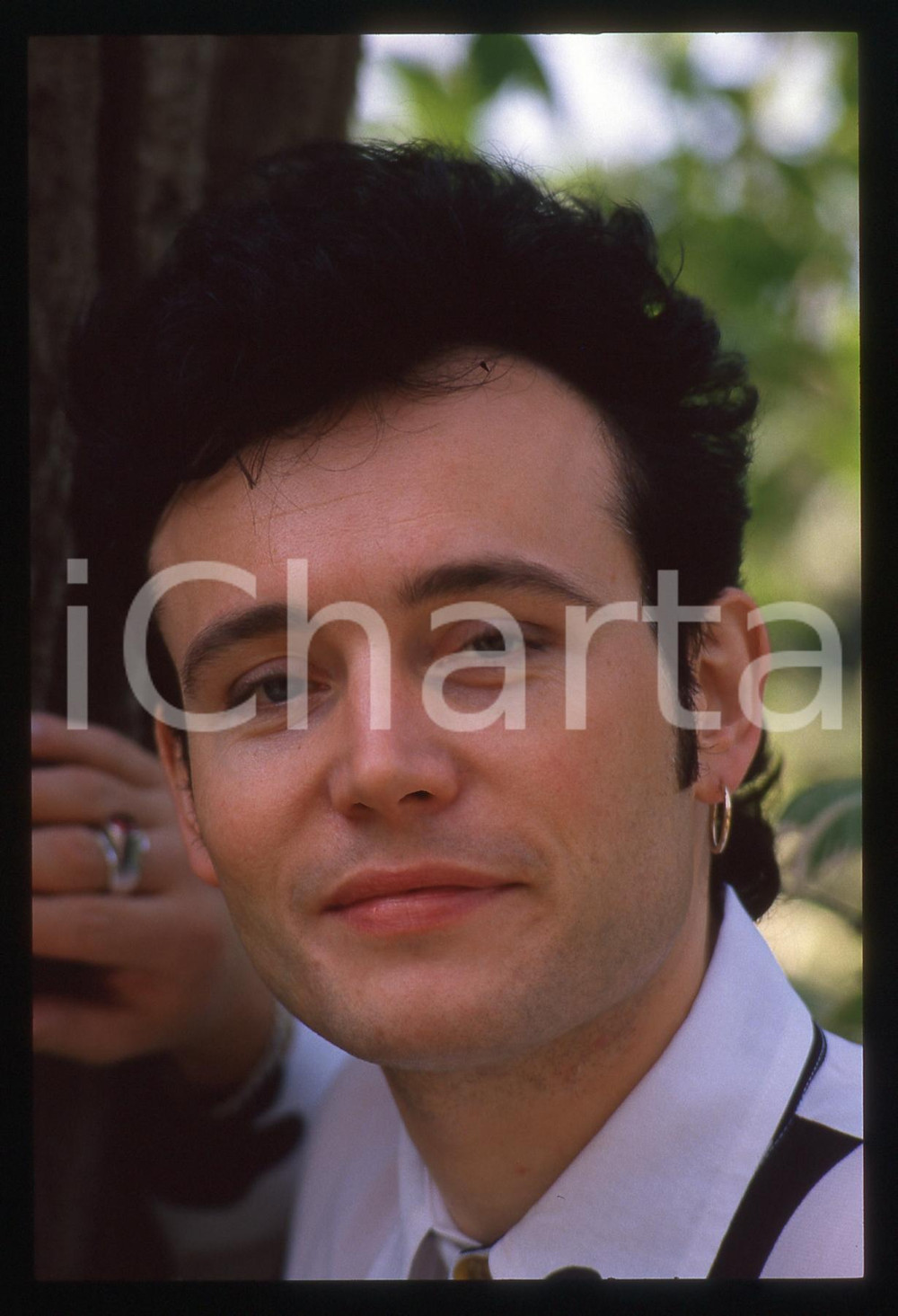 35mm vintage slide* 1990ca ITALIA - MUSICA Adam ANT Ritratto del cantante (7)
