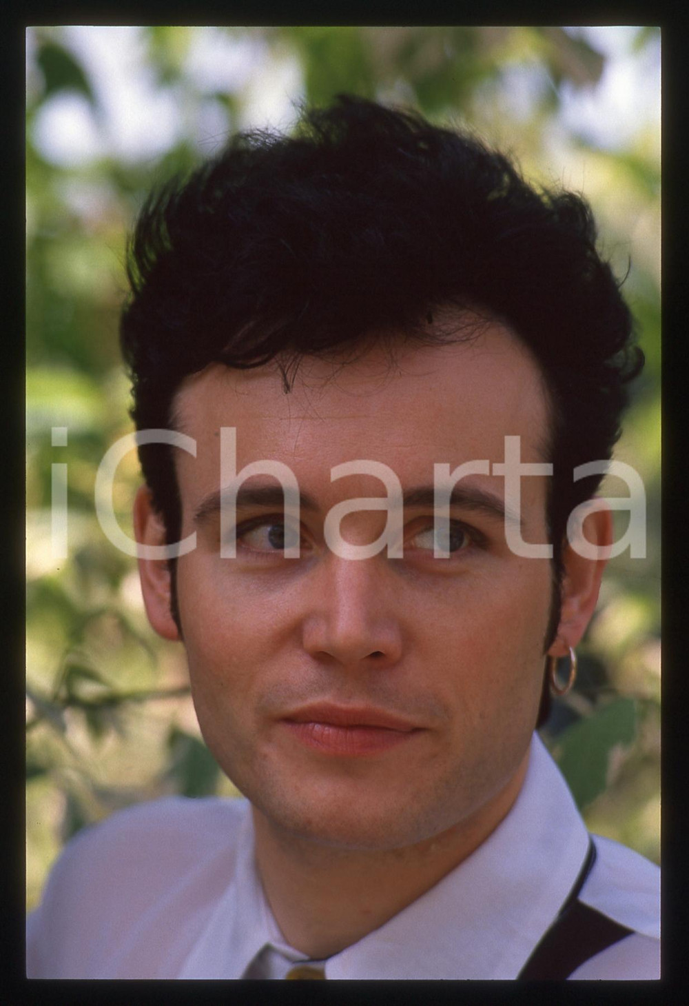 35mm vintage slide* 1990ca ITALIA - MUSICA Adam ANT Ritratto del cantante (8)