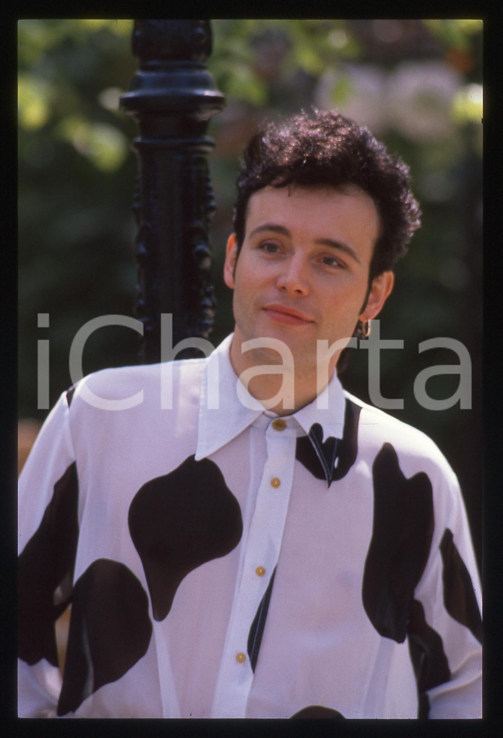 35mm vintage slide* 1990ca ITALIA - MUSICA Adam ANT Ritratto del cantante (9)