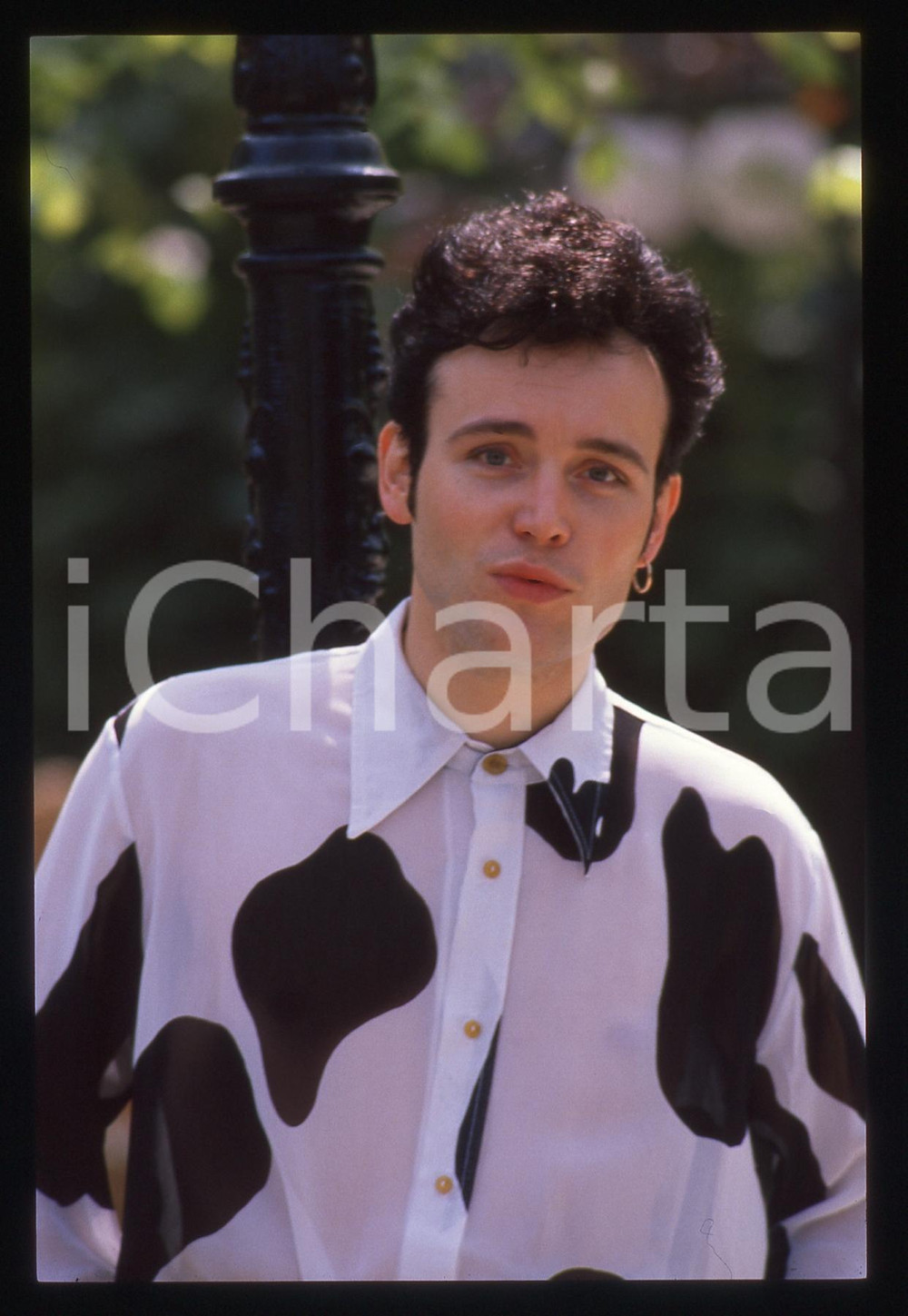 35mm vintage slide* 1990ca ITALIA - MUSICA Adam ANT Ritratto del cantante (11)