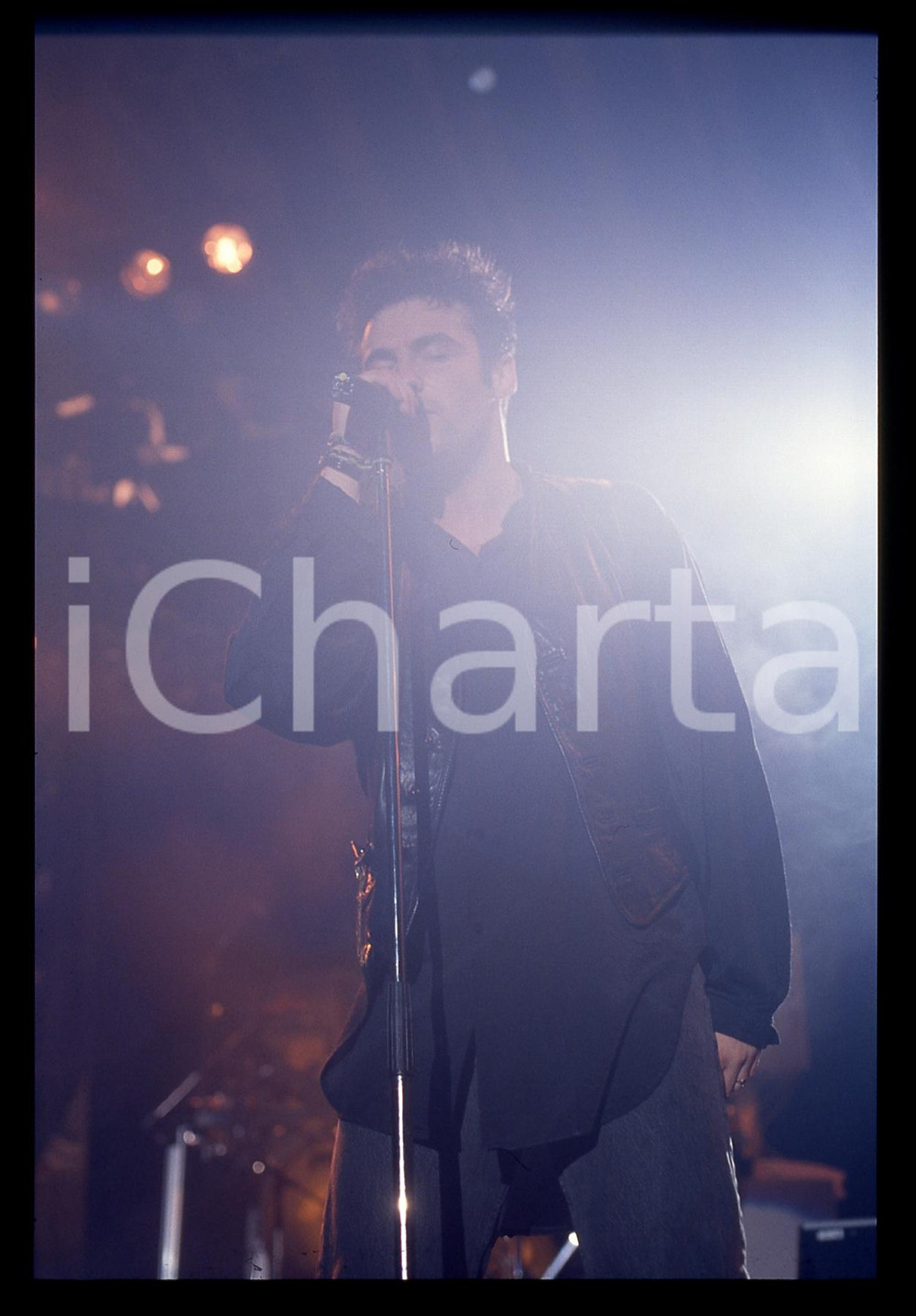 35mm vintage slide* 1988 FESTIVAL DI SANREMO Marti PELLOW dei WET WET WET (2)