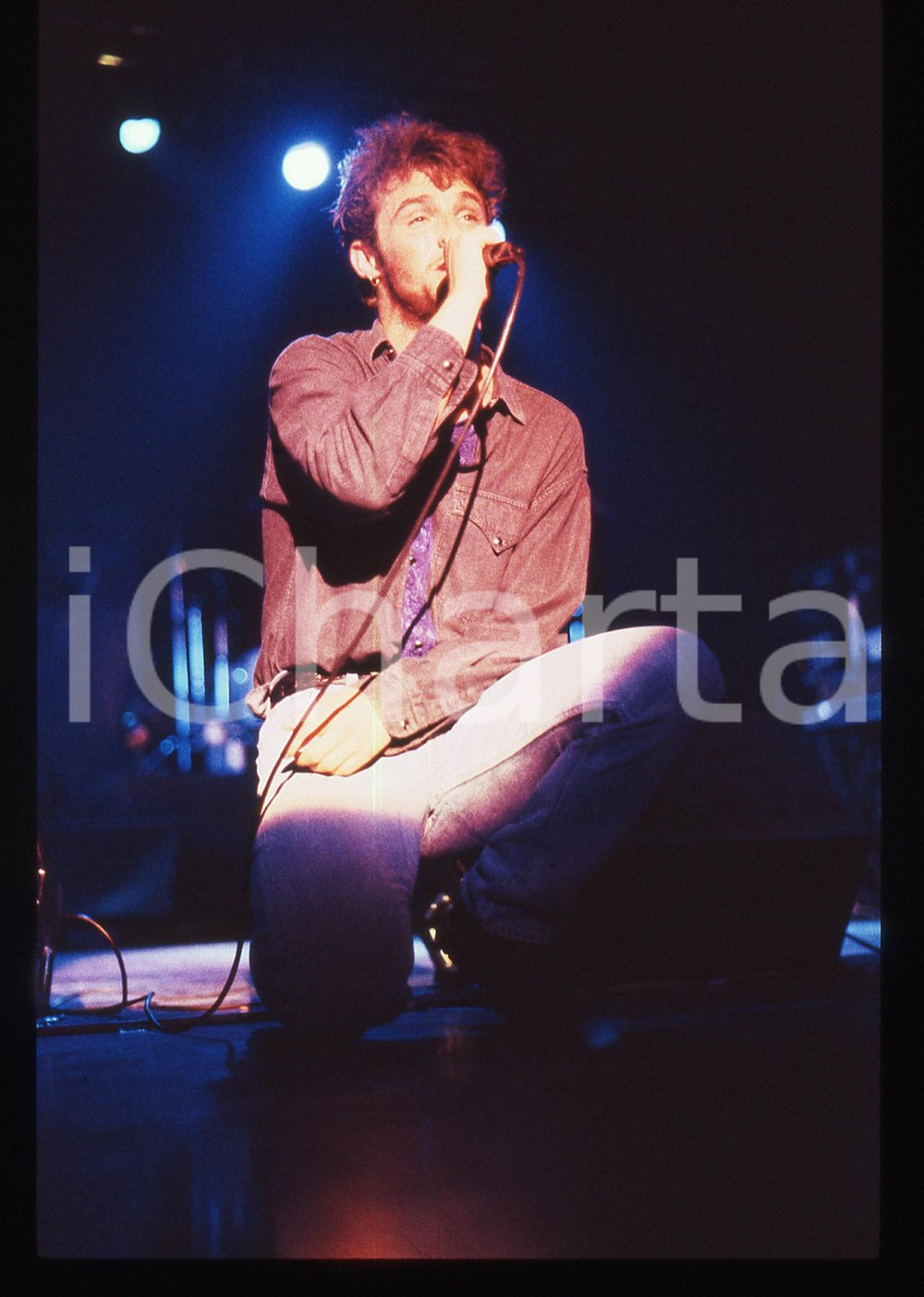 35mm vintage slide* 1985ca ITALIA - MUSICA Marti PELLOW dei WET WET WET  (4)
