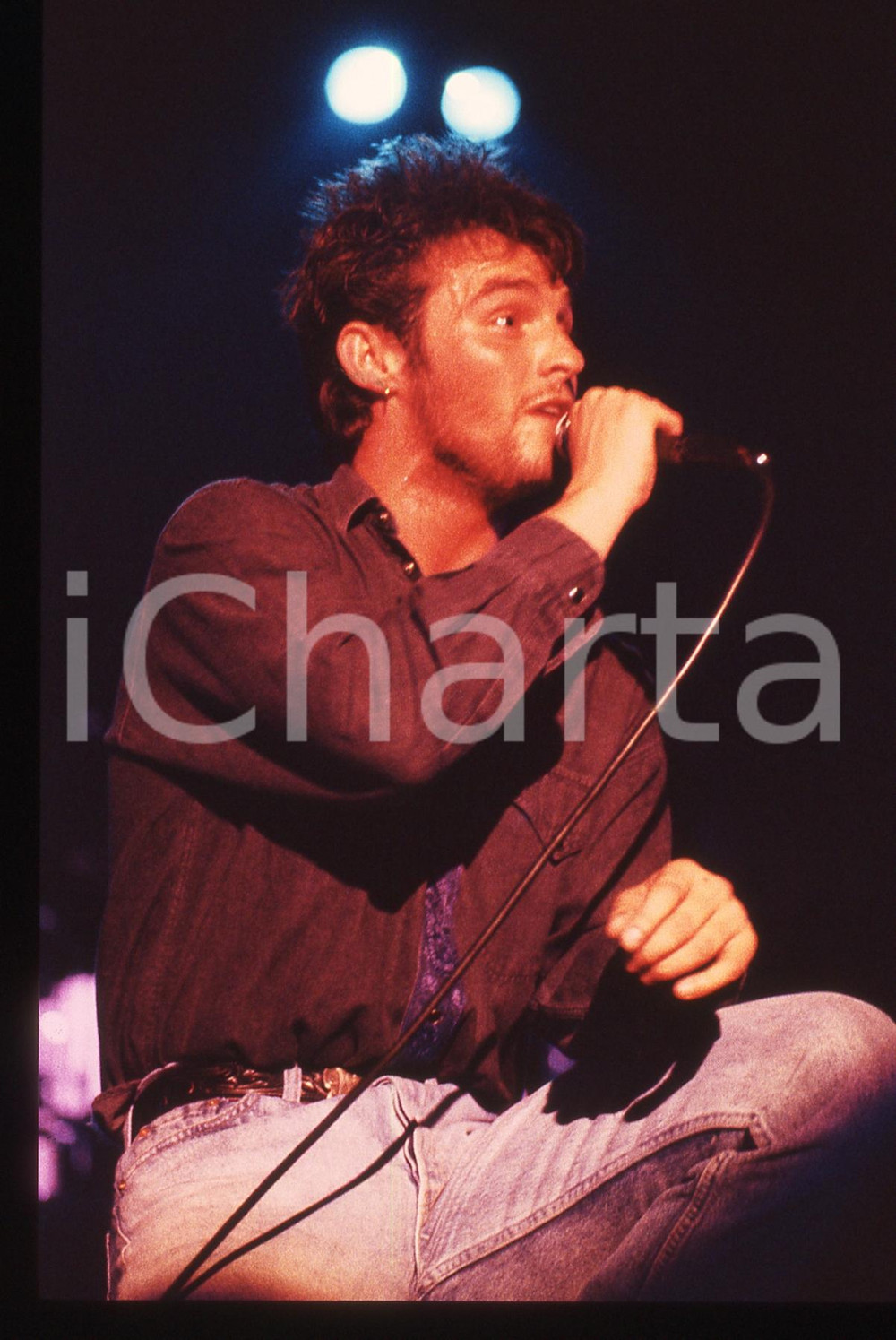 35mm vintage slide* 1985ca ITALIA - MUSICA Marti PELLOW dei WET WET WET  (6)