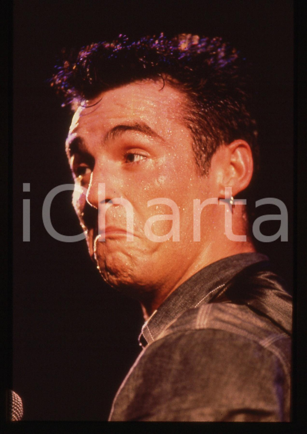35mm vintage slide* 1985ca ITALIA - MUSICA Marti PELLOW dei WET WET WET (7)