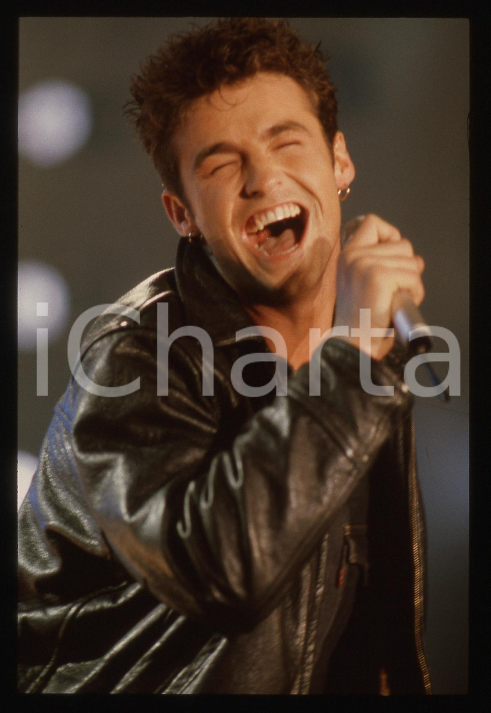 35mm vintage slide* 1985ca ITALIA - MUSICA Marti PELLOW dei WET WET WET (10)