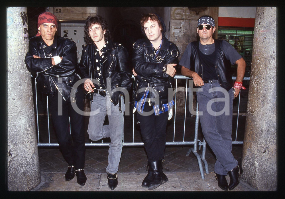 35mm vintage slide* 1990ca ITALIA - MUSICA UFO PIEMONTESI Ritratto della band 6