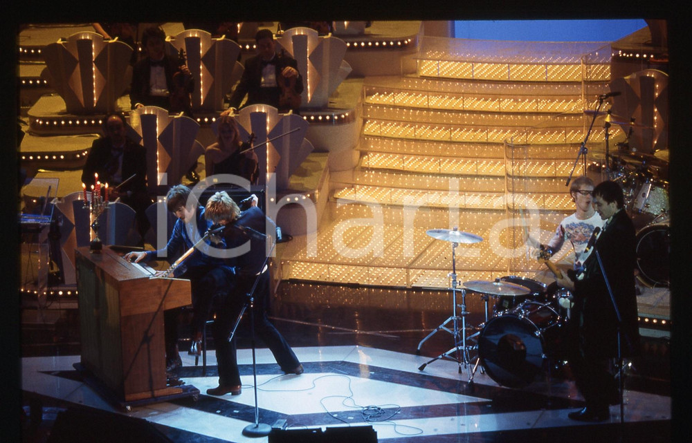 35mm vintage slide* 1997 SANREMO KULA SHAKER La band al TEATRO ARISTON (3)