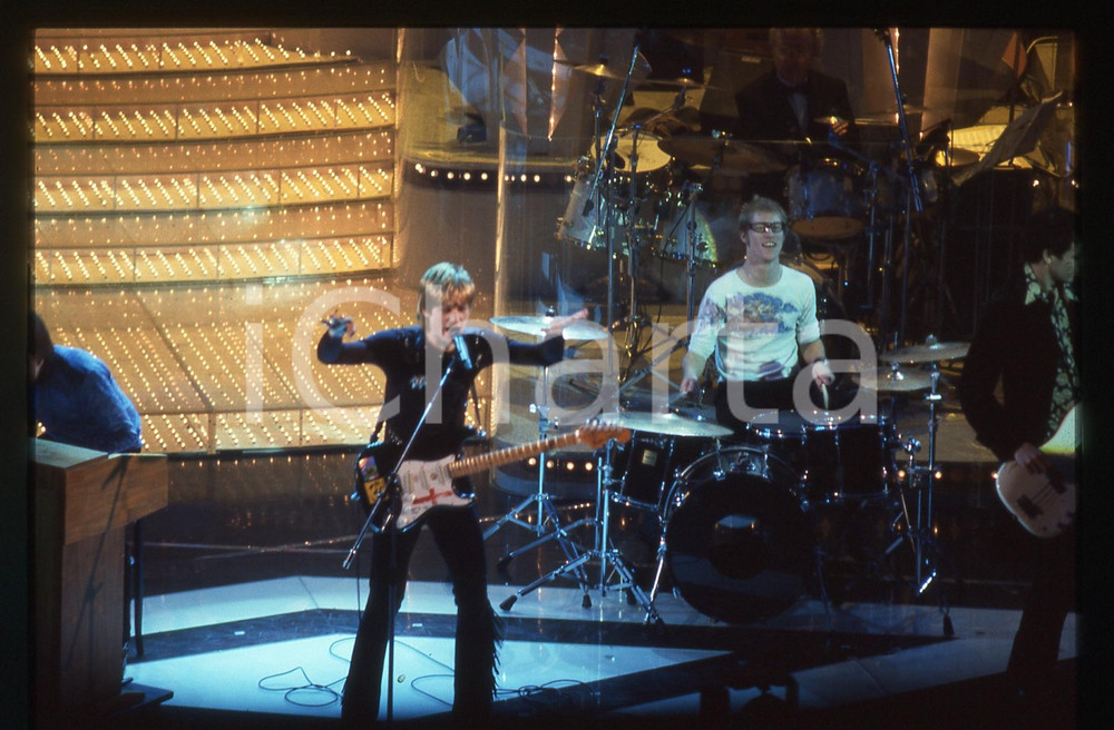 35mm vintage slide* 1997 SANREMO KULA SHAKER - la band al TEATRO ARISTON (12)