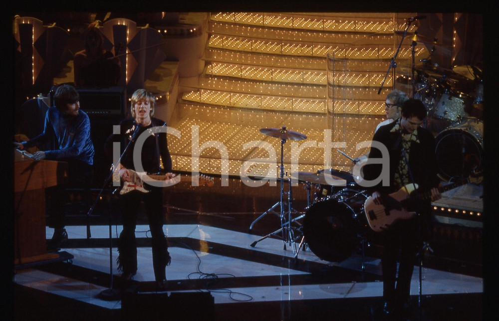 35mm vintage slide* 1997 SANREMO KULA SHAKER - la band al TEATRO ARISTON (17)